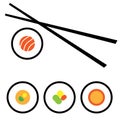 Vector Sushi logo design