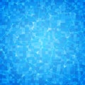 Vector swimming pool ripple water texture background