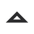 Vector swipe up icon