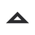 Vector swipe up icon