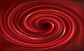 Vector swirling red backdrop. Juice of red fruits Royalty Free Stock Photo