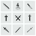 Vector Sword icon set