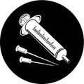 Vector syringe icon