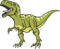Vector T-Rex Dinosaur Royalty Free Stock Photo