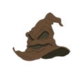 Vector talking wizard hat from Harry Potter movie