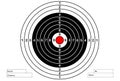 Vector target for rifle and archery Royalty Free Stock Photo