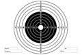 Vector target for rifle and archery Royalty Free Stock Photo