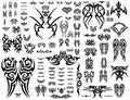 Vector Collection of Tattoo Design 2 Royalty Free Stock Photo