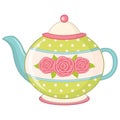 Vector Tea Pot. Teapot Vector Illustration