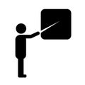 Vector teacher symbol