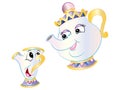 Vector Teapot & Chip from Beauty & the Beast