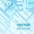 Vector techno abstract background from circles. blue circle abstract background Royalty Free Stock Photo