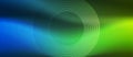 Vector Concentric Circles in Green and Blue Gradient Background Banner
