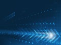 Vector technology abstract background with arrow Royalty Free Stock Photo