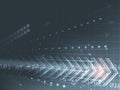 Vector technology abstract background with arrow Royalty Free Stock Photo