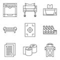 Vector technology icons Royalty Free Stock Photo