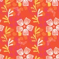 vector teenage seamless pattern naive simple style