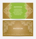 Vector template cards.