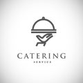 Vector template of catering company logo.