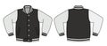 Illustration of varsity jacket Royalty Free Stock Photo