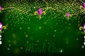 Mardi Gras holiday background with diamonds, lights