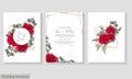 Vector template for wedding invitation Royalty Free Stock Photo