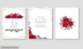 Vector template for wedding invitation Royalty Free Stock Photo