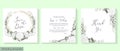 Vector template for wedding invitation Royalty Free Stock Photo