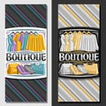 Vector templates for Boutique