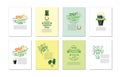 Vector templates related to St Patricks day celebration