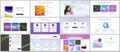 Vector templates for website design, minimal presentations, portfolio with geometric colorful patterns, gradients, fluid