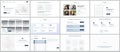 Vector templates for website design, minimal presentations, portfolio. UI, UX, GUI. Design of headers, dashboard, forms Royalty Free Stock Photo