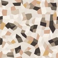 Vector terrazzo seamless pattern. Endless abstract texture of classic italian type of floor. Vector