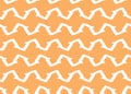 Vector texture background, seamless pattern. Hand drawn, orange, white coÃÂ±lors Royalty Free Stock Photo