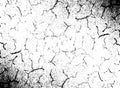 Vector texture, earth, distressed stone, rough concrete. monochrome pattern of fatigue, street, pavement, cracked asphalt. for Royalty Free Stock Photo