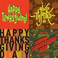 Vector thanksgiving decoration lettering postcard invitation cards design harvest november background illustration