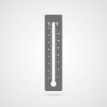 Vector thermometer icon.