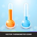 Vector Thermometer Icons