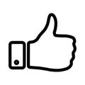 Vector thumbs up design