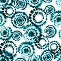 Vector tie dye shibori print. Seamless hand drawn pattern. Royalty Free Stock Photo