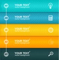 Vector Timeline Infographic. Colorful Template