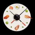 Vector of Times of Sushi Royalty Free Stock Photo