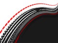 Vector tire background Royalty Free Stock Photo