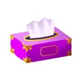 Vector Tissue box flat icon