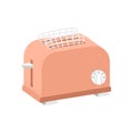 Vector toaster in isometry with texture. Isolated illustration