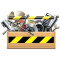 Vector Toolbox with Car Spares