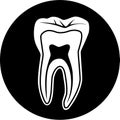 Vector tooth icon