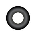 Vector torus with gradients and shadow for game, icon, package design, logo, mobile, ui, web, education. 3d donut on a