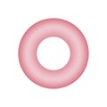 Vector torus with gradients and shadow for game, icon, package design, logo, mobile, ui, web, education. 3d donut on a