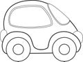 Vector toy car Royalty Free Stock Photo